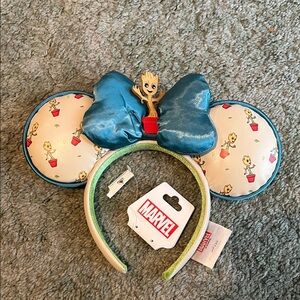 Marvel Groot Headband with Blue and Cream Design NWT